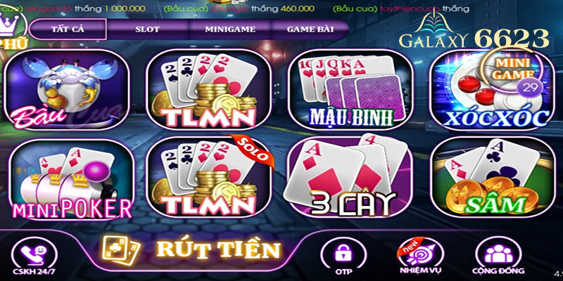 Tính năng nổi bật của Game Bài Đổi Thưởng 6623